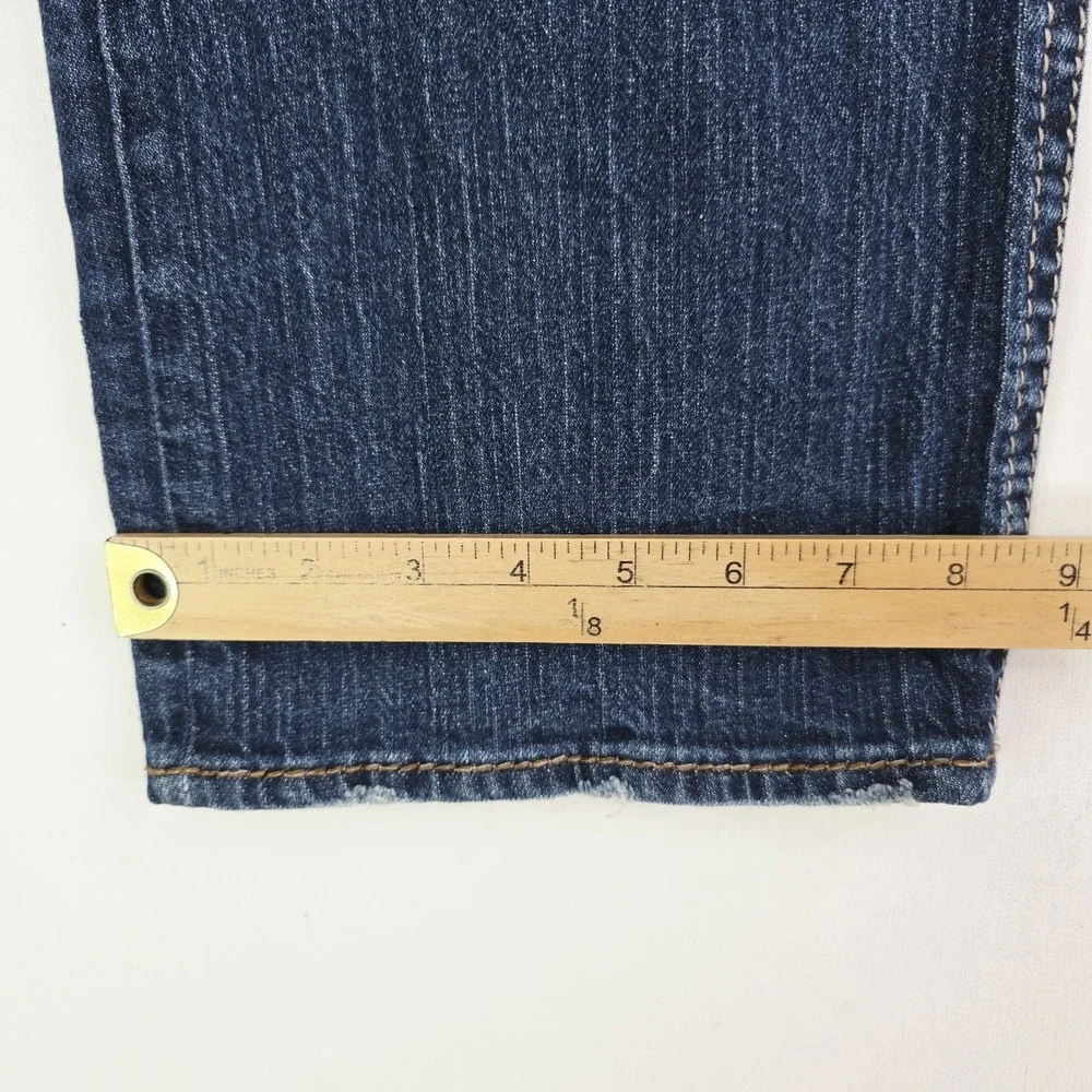 Silver Jeans Co Zac Men 32x30 Relaxed Straight Red Line Selvedge Denim M4408